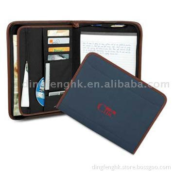 Zipper Portfolio ,Padfolio, Writing Pad, A4 Portfolio,PU portfolio